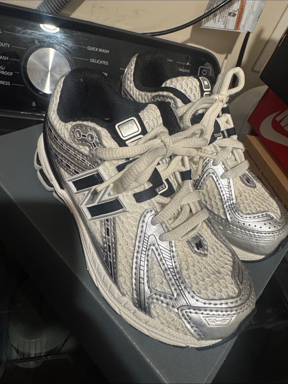 New Balance Silver and Cream - 12C